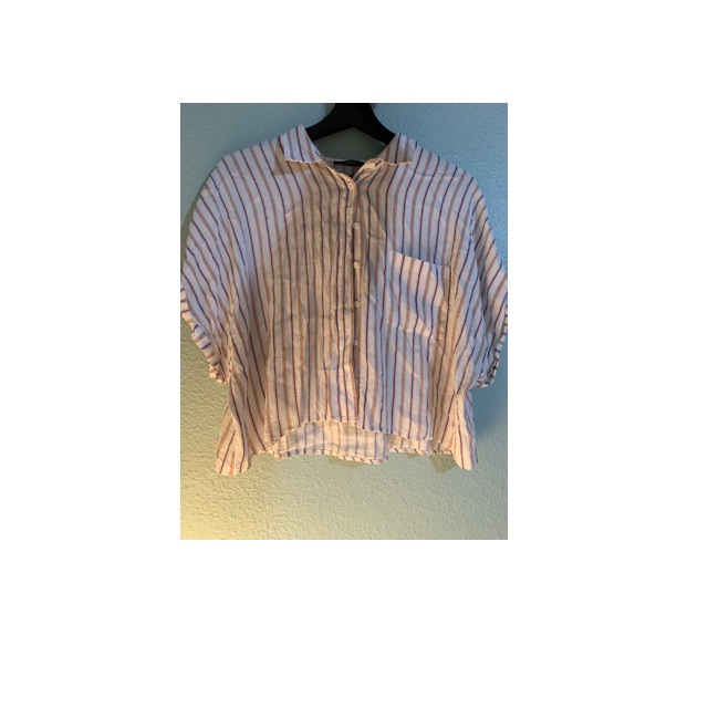 Crop Button Down Blouse